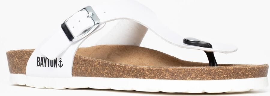 Bayton Teenslipper 'Mercure' wit - Foto 4