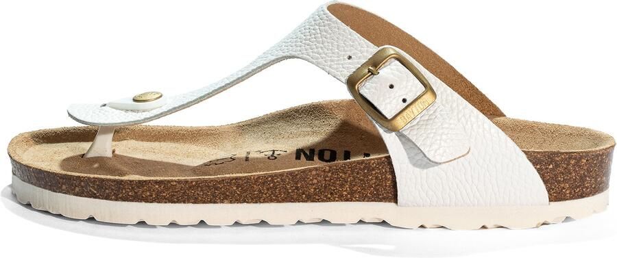 Bayton Teenslipper 'Mercure' wit