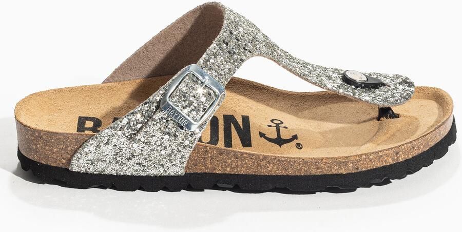 Bayton Teenslipper 'Mercure' zilver - Foto 5
