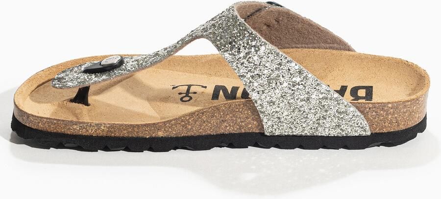 Bayton Teenslipper 'Mercure' zilver - Foto 6