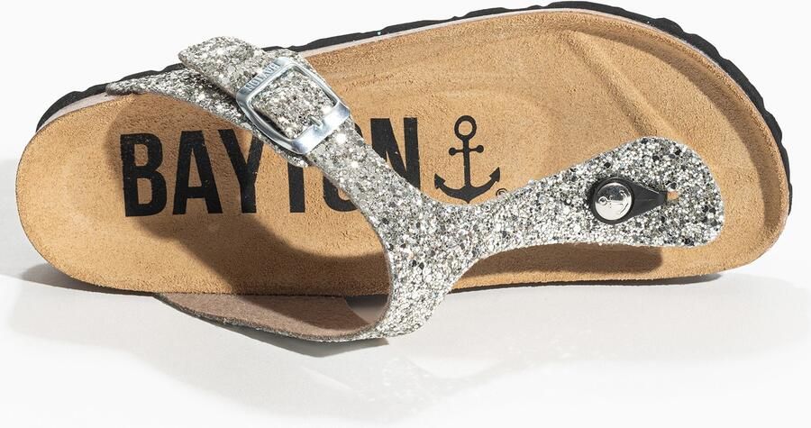 Bayton Teenslipper 'Mercure' zilver - Foto 4