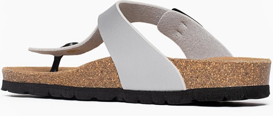 Bayton Teenslipper 'Mercure' zilvergrijs zwart - Foto 2