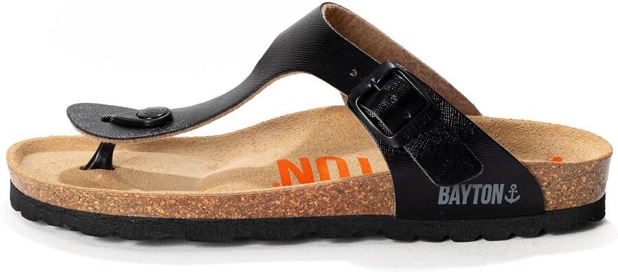 Bayton Teenslipper 'MERCURE' zwart