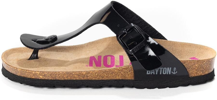Bayton Teenslipper 'MERCURE' zwart