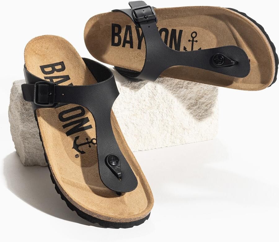 Bayton Teenslipper 'Mercure' zwart - Foto 2