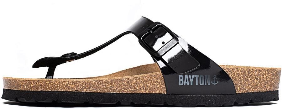 Bayton Teenslipper 'Mercure' zwart