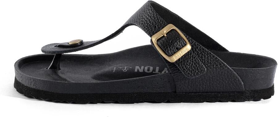 Bayton Teenslipper 'Mercure' zwart