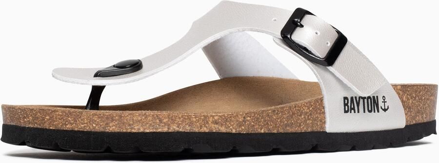 Bayton Teenslipper 'Mercure' zwart wit - Foto 4