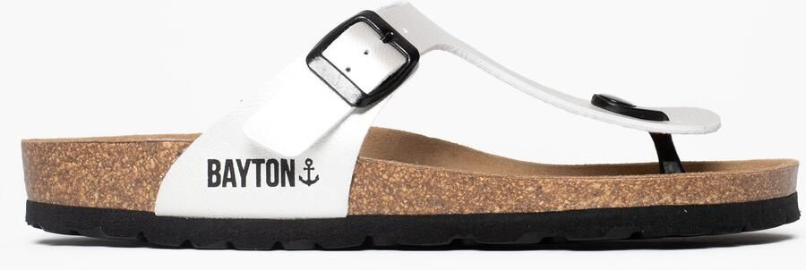 Bayton Teenslipper 'Mercure' zwart wit - Foto 5