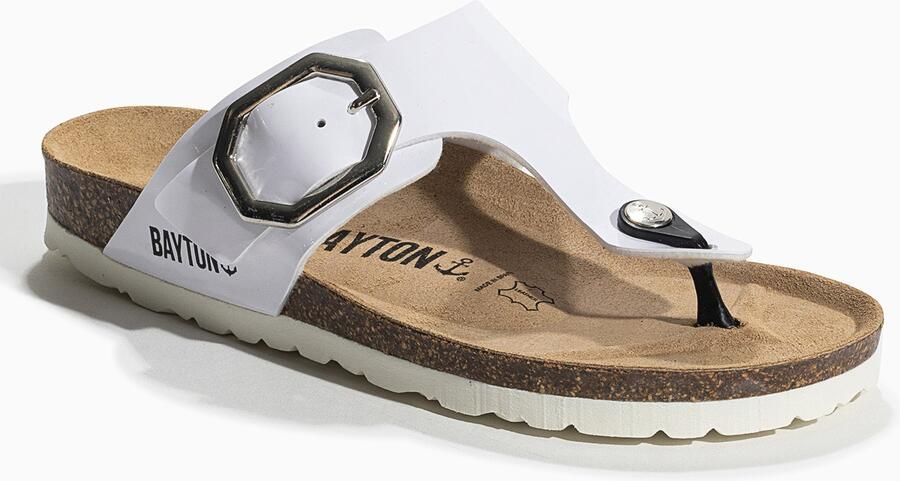 Bayton Teenslipper 'Mercure' zwart zilver wit - Foto 5