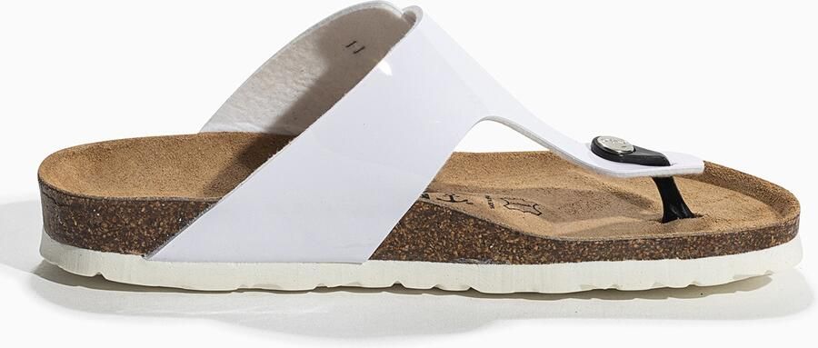 Bayton Teenslipper 'Mercure' zwart zilver wit - Foto 6