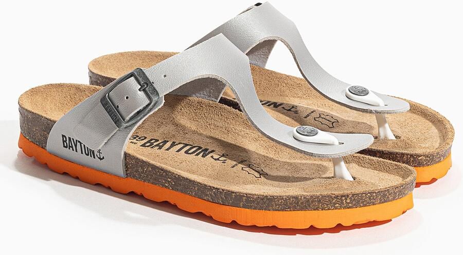 Bayton Teenslipper 'Suryia' zilver - Foto 2