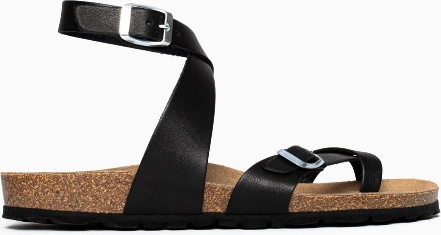 Bayton Teenslipper 'Swan' bruin zwart - Foto 4