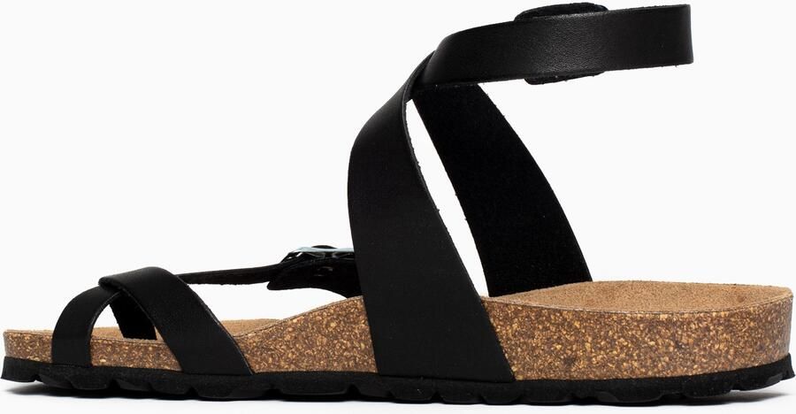 Bayton Teenslipper 'Swan' bruin zwart - Foto 6