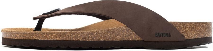 Bayton Teenslippers 'Lucca' bruin - Foto 1