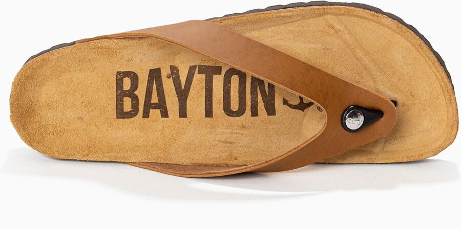 Bayton Teenslippers 'LUCCA' cognac - Foto 4