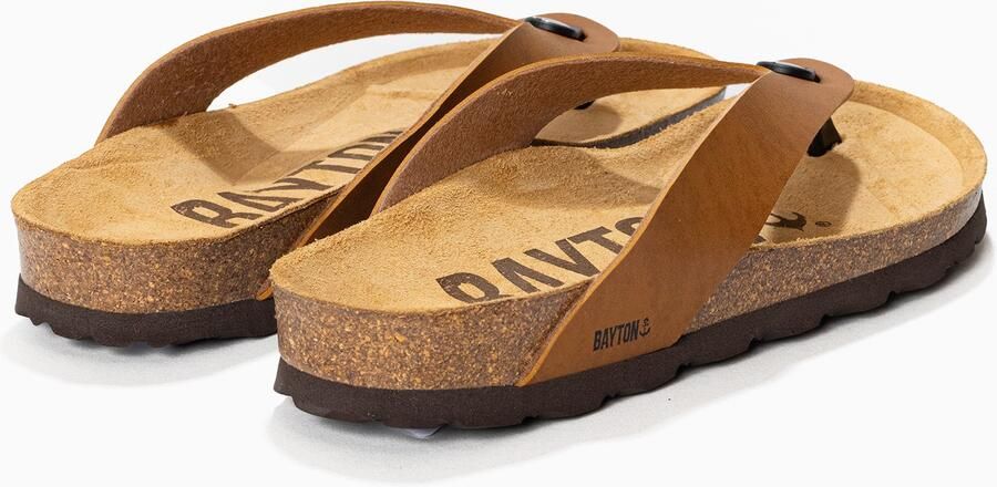Bayton Teenslippers 'LUCCA' cognac - Foto 5