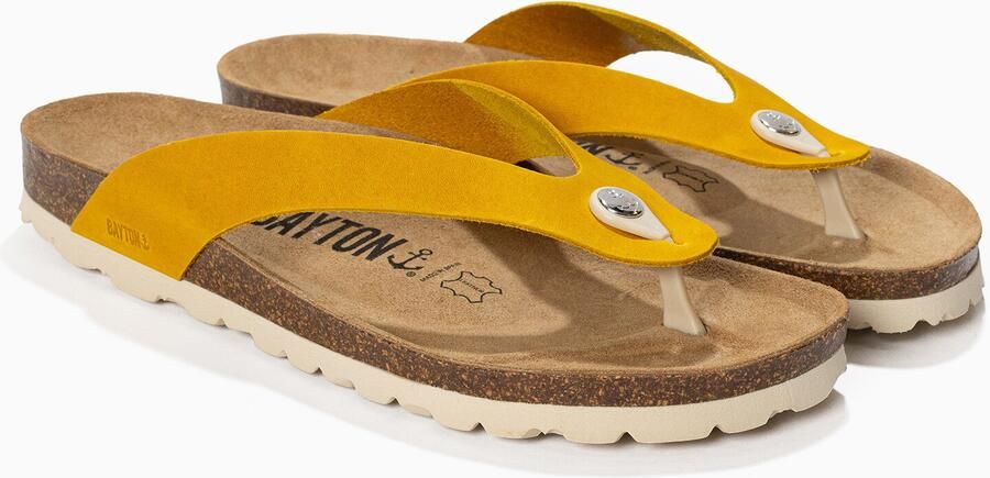 Bayton Teenslippers 'Lucca' curry - Foto 3