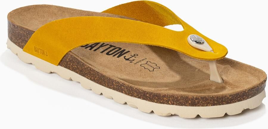 Bayton Teenslippers 'Lucca' curry - Foto 4