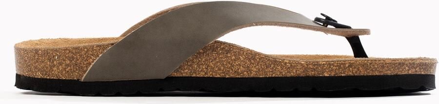 Bayton Teenslippers 'Lucca' grijs zwart - Foto 6