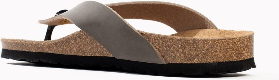 Bayton Teenslippers 'Lucca' grijs zwart - Foto 3
