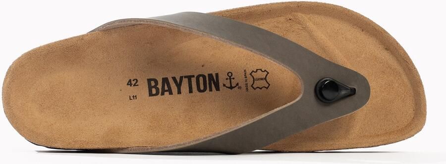 Bayton Teenslippers 'Lucca' grijs zwart - Foto 2