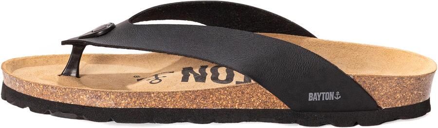 Bayton Teenslippers 'Lucca' grijs zwart