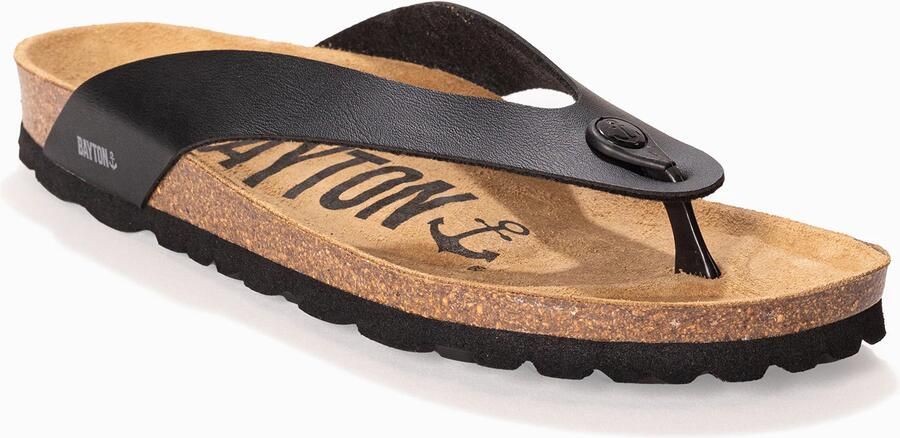 Bayton Teenslippers 'Lucca' grijs zwart - Foto 2