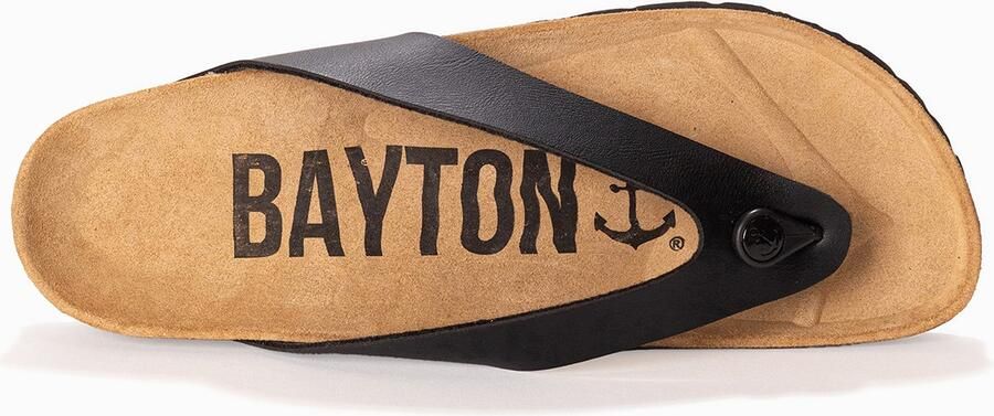 Bayton Teenslippers 'Lucca' grijs zwart - Foto 5