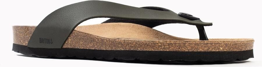 Bayton Teenslippers 'Lucca' kaki zwart - Foto 5