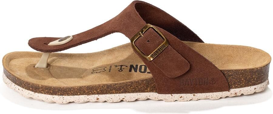 Bayton Teenslippers 'Mercure' bruin