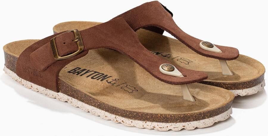 Bayton Teenslippers 'Mercure' bruin - Foto 3