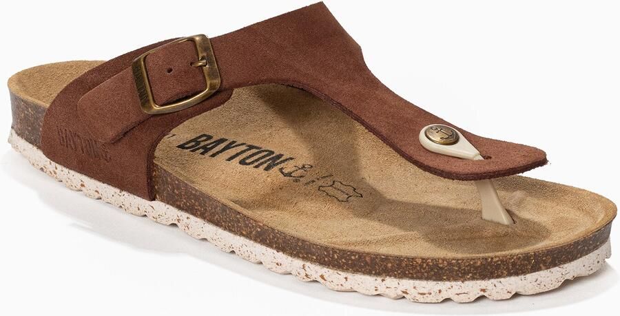 Bayton Teenslippers 'Mercure' bruin - Foto 4