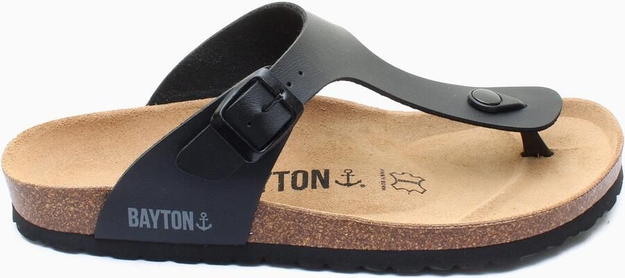 Bayton Teenslippers 'Mercure' grijs zwart - Foto 5