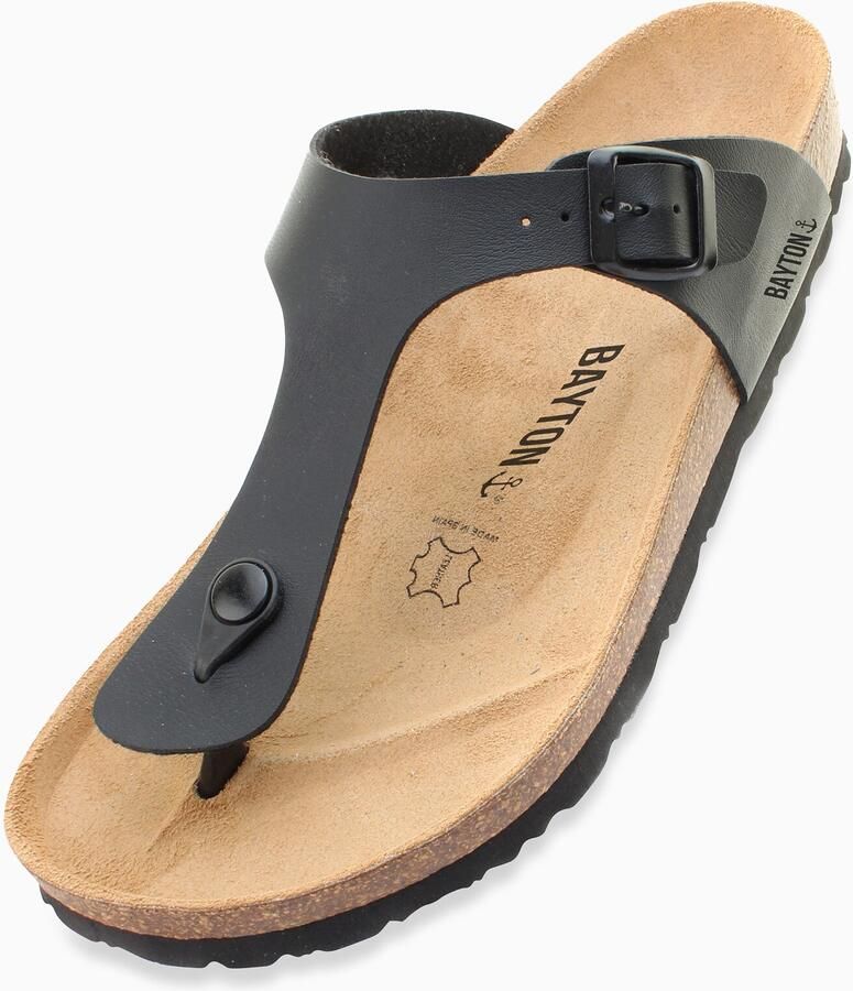 Bayton Teenslippers 'Mercure' grijs zwart - Foto 2