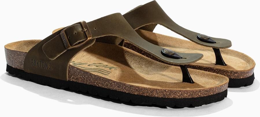 Bayton Teenslippers 'MERCURE' kaki - Foto 3