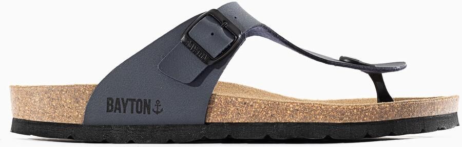 Bayton Teenslippers 'Mercure' marine zwart
