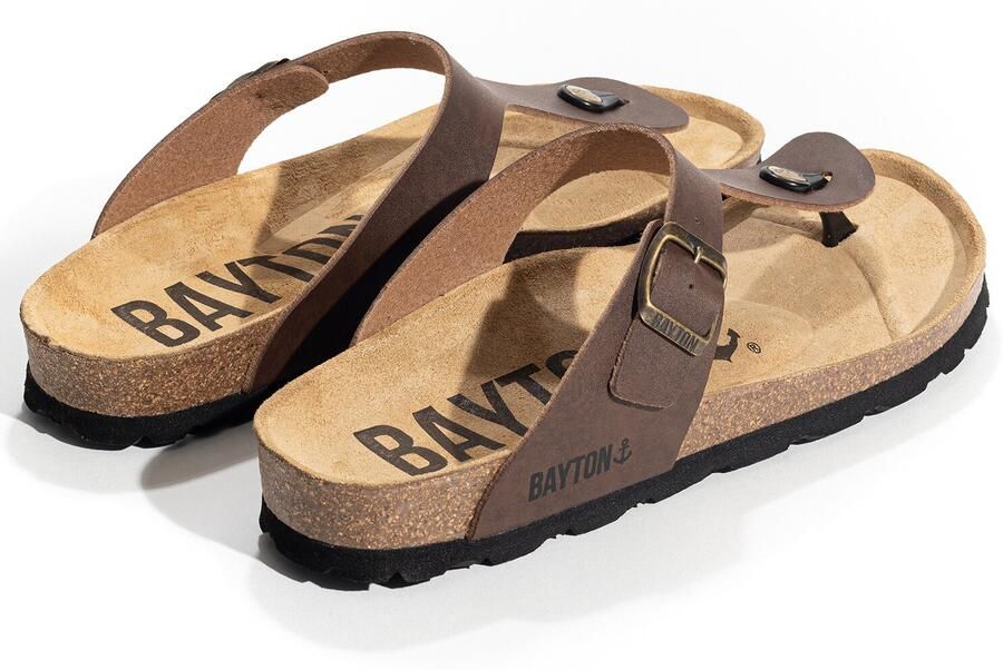 Bayton Teenslippers 'MERCURE' sand chocoladebruin - Foto 2