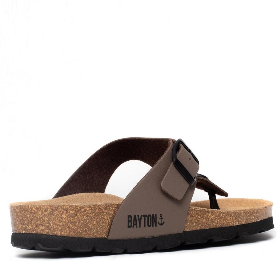 Bayton Teenslippers 'Mercure' taupe zwart - Foto 2
