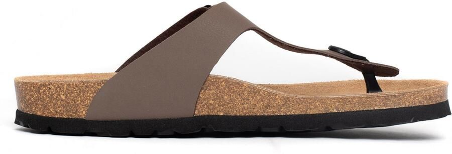 Bayton Teenslippers 'Mercure' taupe zwart - Foto 4