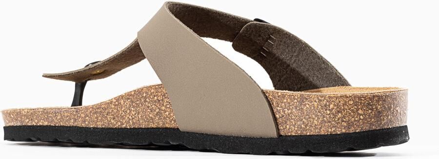 Bayton Teenslippers 'Mercure' taupe zwart - Foto 3
