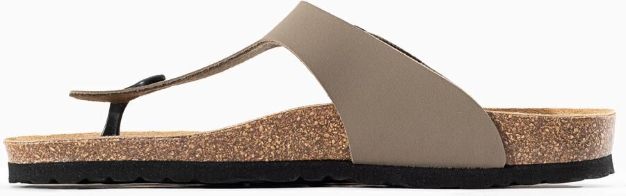 Bayton Teenslippers 'Mercure' taupe zwart - Foto 4