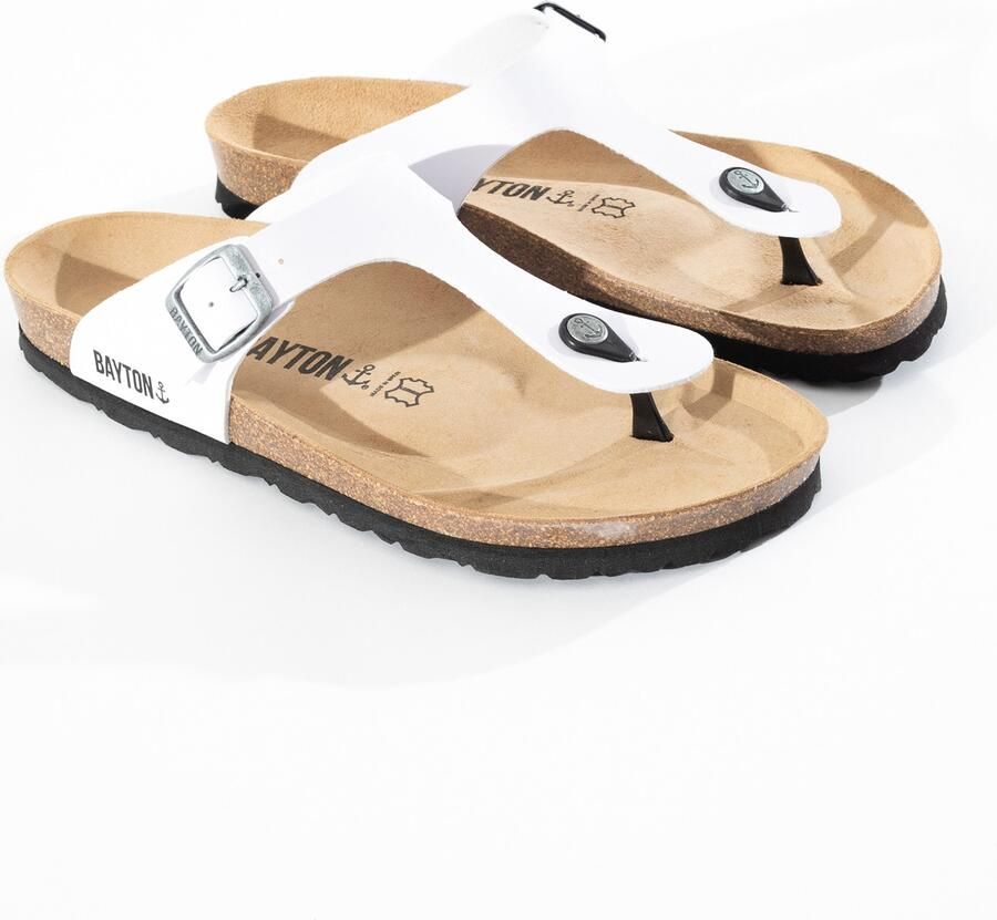Bayton Teenslippers 'Mercure' wit - Foto 4