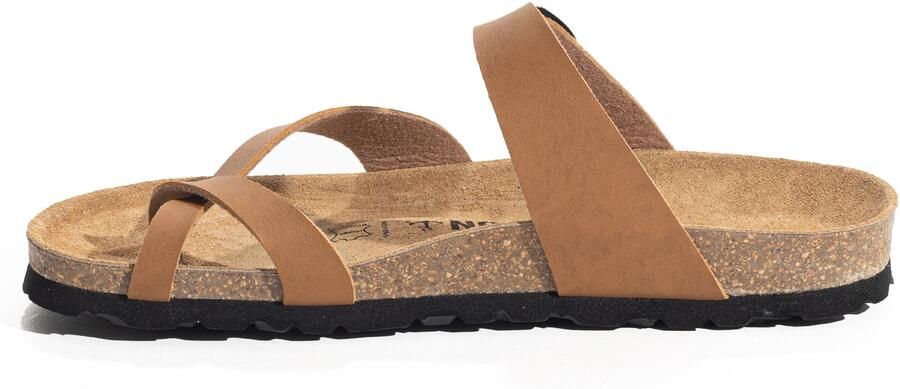 Bayton Teenslippers 'TRIADE' camel sand zwart - Foto 6