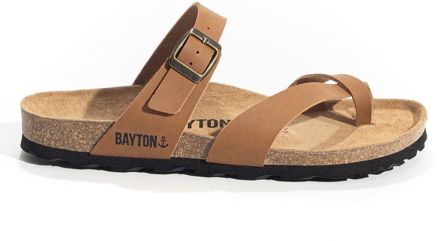 Bayton Teenslippers 'TRIADE' camel sand zwart - Foto 4
