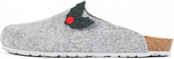 Bayton Clogs 'Malonki' grijs rood zwart