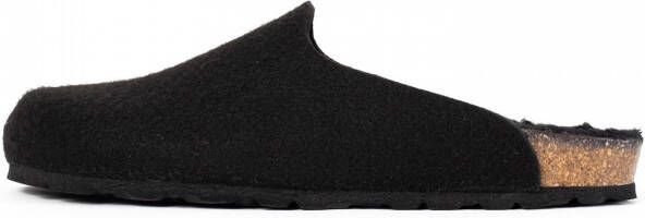 Bayton Clogs 'Malo' lichtbruin zwart