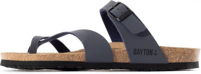 Bayton Teenslippers 'Diane' blauw antraciet