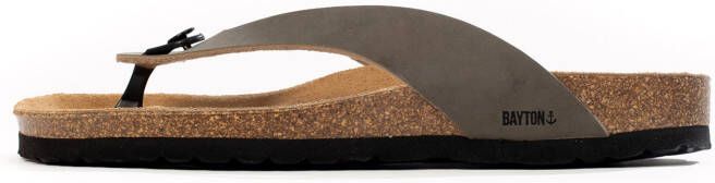 Bayton Teenslippers 'Lucca' grijs zwart