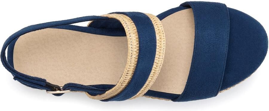 BEACHTIME by LASCANA Sandaal beige donkerblauw - Foto 6